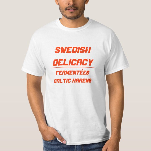 Camiseta Delicacy surstrømming (Frente)