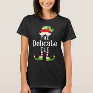 Camiseta Delicate Elf Group Christmas Pajama