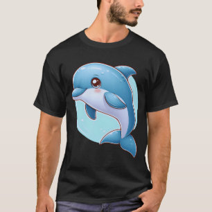 Camiseta Delícia de Golfinho: Ondas Adoráveis de Cuteza