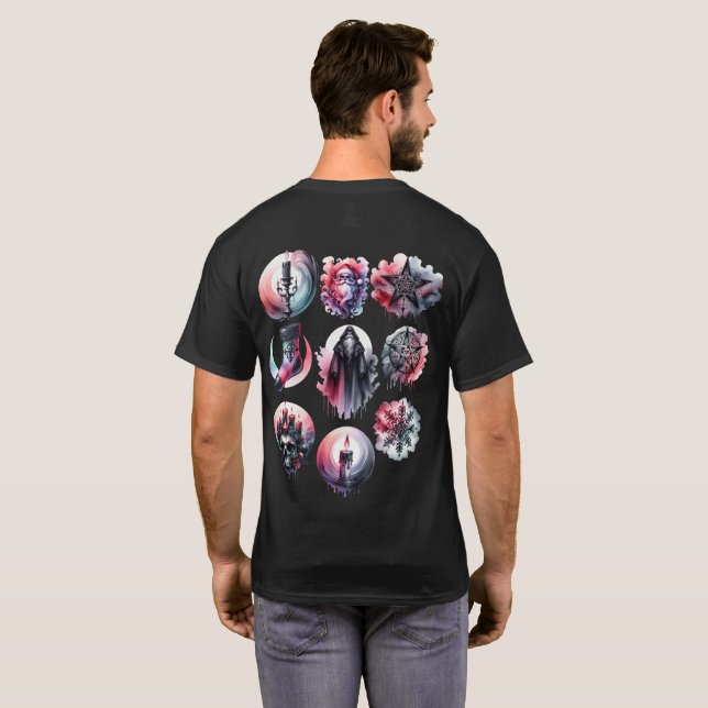 Camiseta Delícia de Natal Escuro (Parte Traseira Completa)