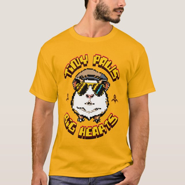 Camiseta Delícia de Porcos Pixel Guiné (Frente)