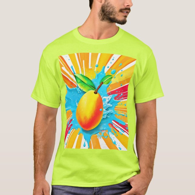 Camiseta Delícia de Splash de Mango (Frente)