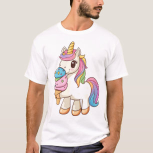 Camiseta Delícia de Unicórnio de Sorvete (1)