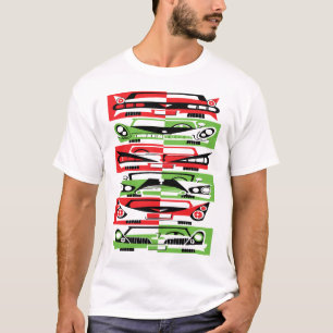 Camiseta Delícia nostálgica para os entusiastas do carro cl
