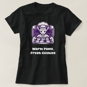 Camiseta Delícias de Assados Aconchegantes da Warm Paws Fre