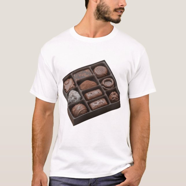 Camiseta Delícias Decadentes do Chocolate (Frente)