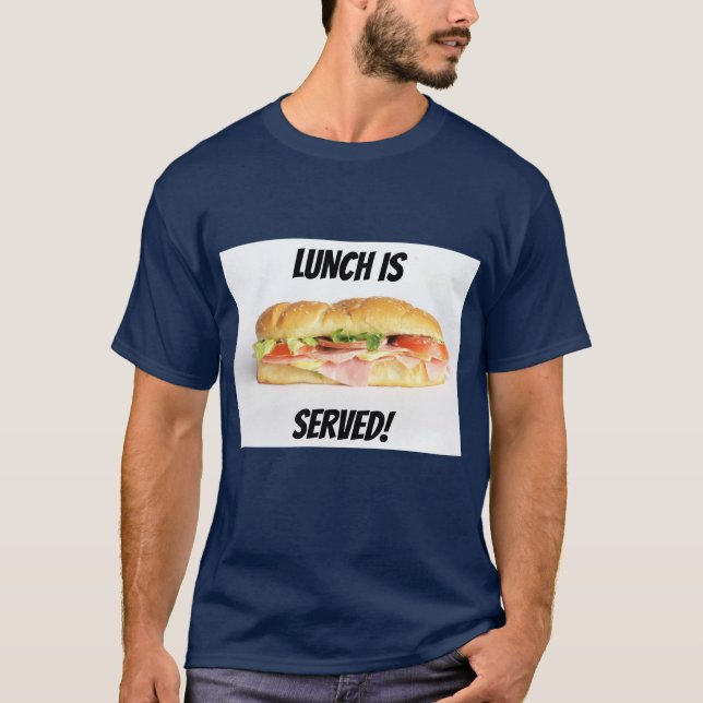 Camiseta Deliciosa sanduíche de ham e queijo (Frente)