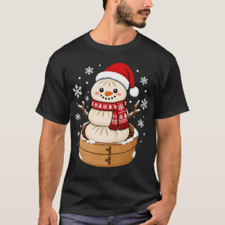 Camiseta Delicioso Bolinho Macio de Natal em Formato de Bon