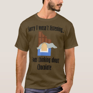 Camiseta Delicioso Chocolate Tenta Engraçado Dizendo Choco