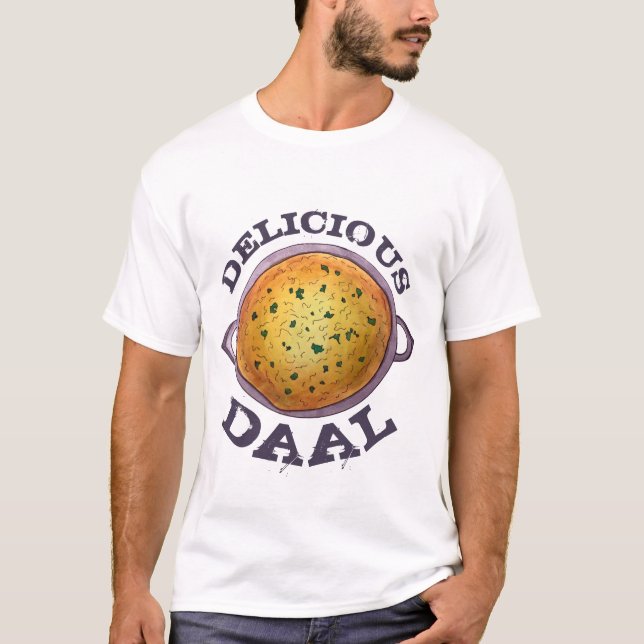 Camiseta Delicioso Daal Vegetarian Red Lentil Dal (Frente)