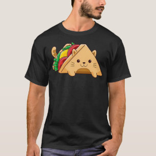 Camiseta Delicioso Gatinho Fofa Sanduíche Kawaii