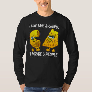 Camiseta Delicioso Mac & Queijo Para Homens Mulheres Macarr