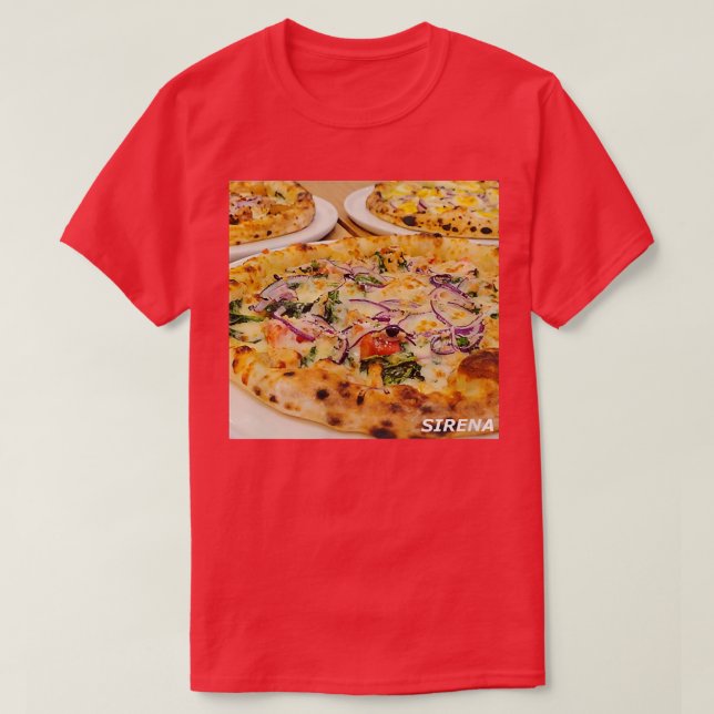 Camiseta Delicious Pizza  (Frente do Design)