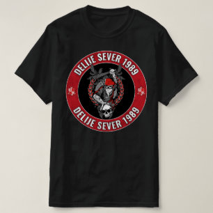 Camiseta Delije Norte 1989 Estrela Vermelha e Branca