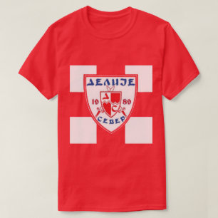 Camiseta Delije Norte 1989 Vermelho Branco