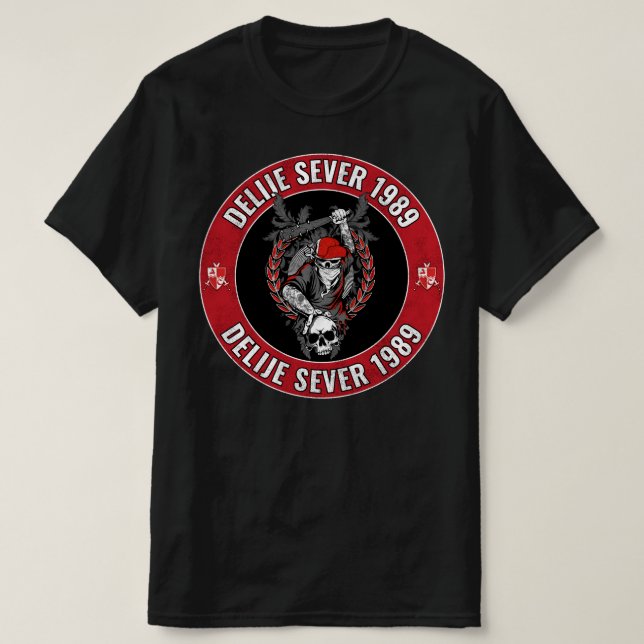 Camiseta Delije Sever 1989 Crveno Beli Zvezda (Frente do Design)