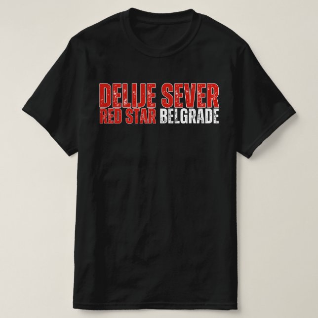 Camiseta Delije Sever Estrela Vermelha Belgrado (Frente do Design)