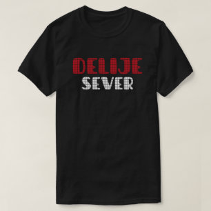 Camiseta Delije Sever Vermelho Branco