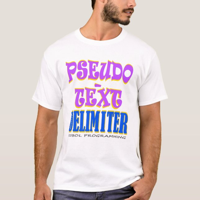 Camiseta Delimitador de Pseudo-Texto na Programação do Cobo (Frente)