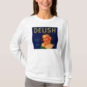 Camiseta Delish LabelEl alaranjado Centro, CA