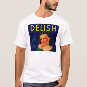 Camiseta Delish LabelEl alaranjado Centro, CA