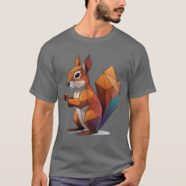 Camiseta Delito de Esquilo Geométrico