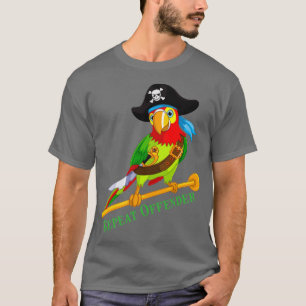 Camiseta Delito de Repórteres de Papagaios Engraçado