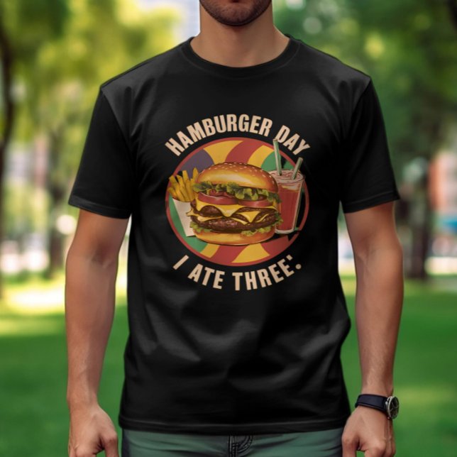 Camiseta Delitos Salariais: Burger, Fries e Bebidas (Criador carregado)
