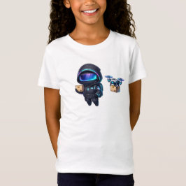 Camiseta Delivery Bot – Cute Futuristic Courier Robot