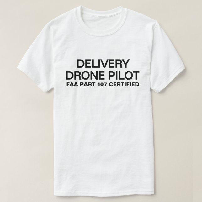 Camiseta Delivery Drone Pilot™ (Frente do Design)