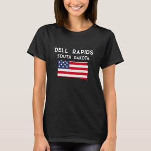 Camiseta Dell Rapids South Dakota USA State America Viagem