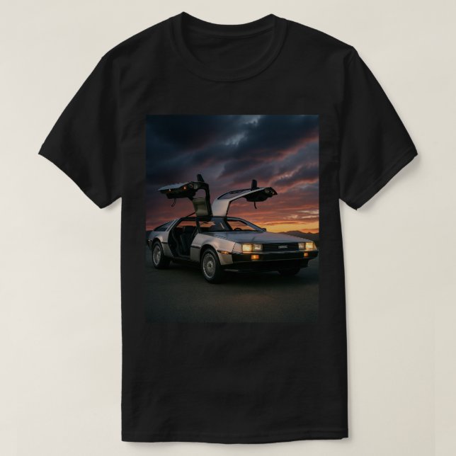 Camiseta DeLorean (Frente do Design)
