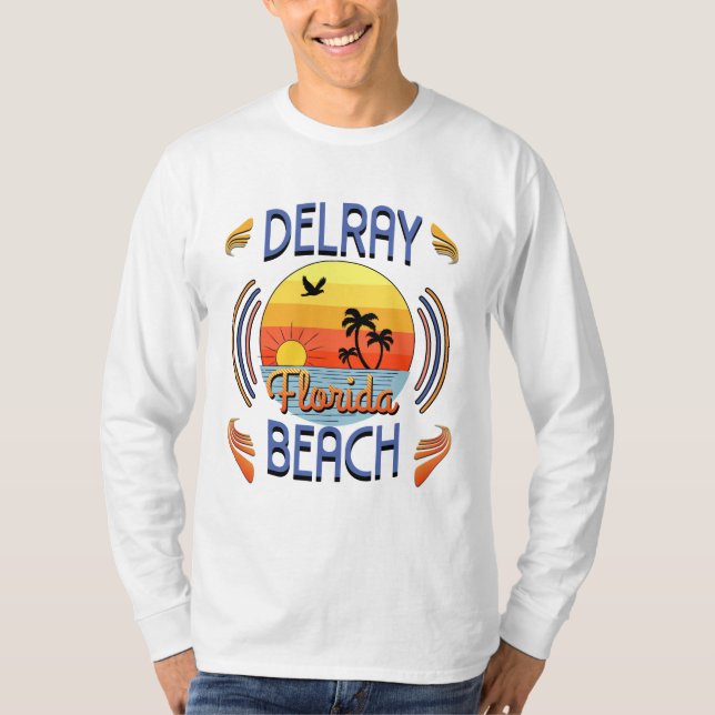 Camiseta Delray Beach, Flórida (Frente)