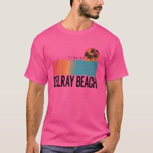 Camiseta Delray Beach Florida Men Surfing Women
