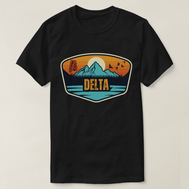 Camiseta Delta, Alabama (Frente do Design)
