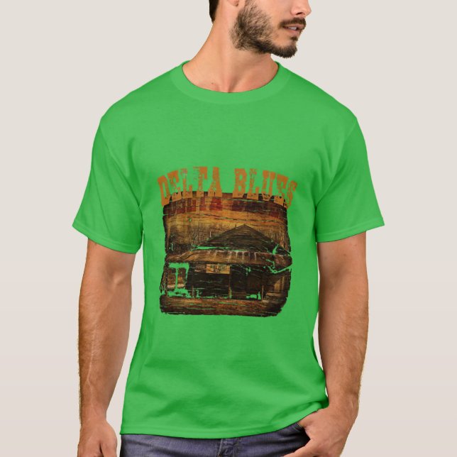 Camiseta Delta Blues Music Design (Frente)