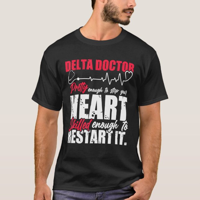 Camiseta Delta Doctor Funny Design (Frente)