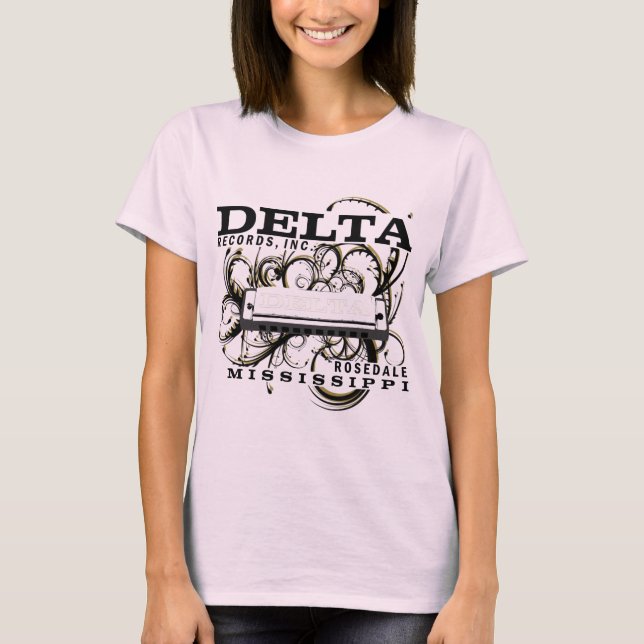 Camiseta Delta Records Inc (Frente)