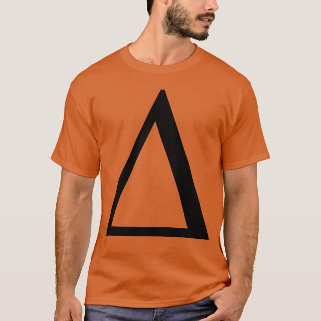 Camiseta delta retrô (Frente)