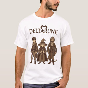 Camiseta Deltarune: Kris, Susie, Ralsei