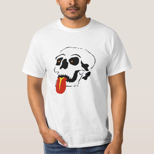 Camiseta Dem Stress die Zunge raus!  (Frente)