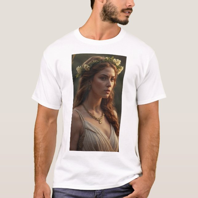 Camiseta Demeter - Deusa da Colheita e Terra (Frente)
