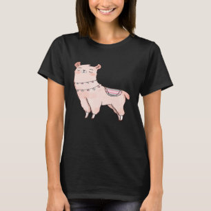 Camiseta Demigirl Llama Cute Animal Alpaca LGBTQIA Enby