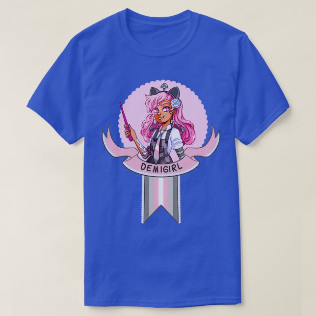 Camiseta Demigirl Witchy Pride (Frente do Design)
