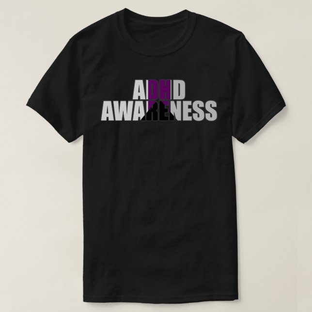 Camiseta Demisexual ADHD Awareness (Frente do Design)