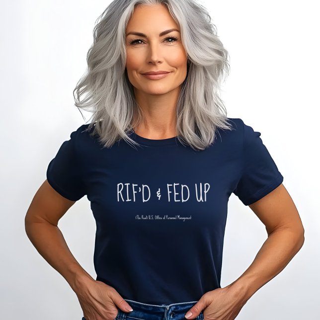 Camiseta Demitido e Farto, Protesto de Funcionário Federal  (Criador carregado)