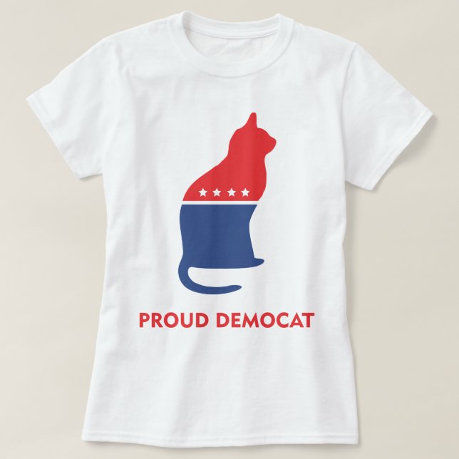 Camiseta DemoCat orgulhoso (Frente do Design)