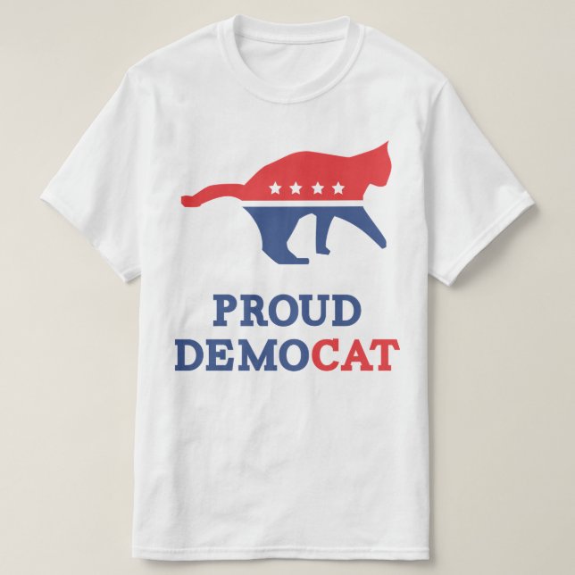 Camiseta DemoCat orgulhoso (Frente do Design)