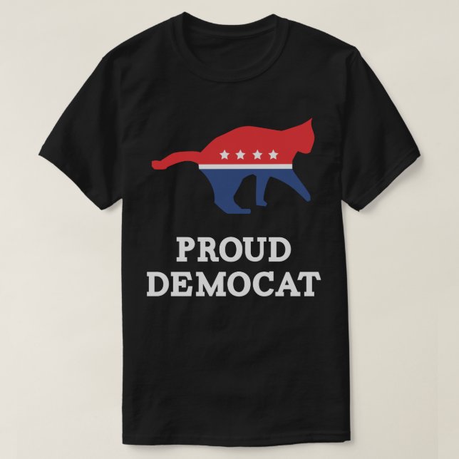 Camiseta DemoCat orgulhoso (Frente do Design)