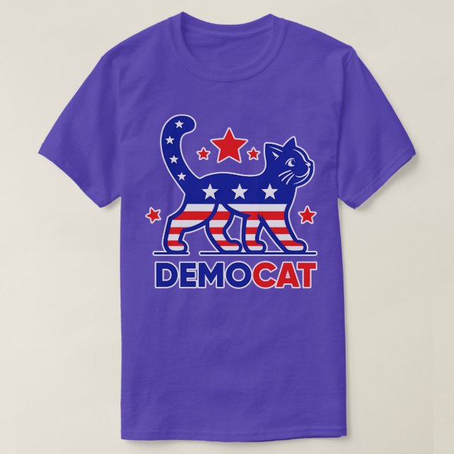 Camiseta Democat para (Frente do Design)